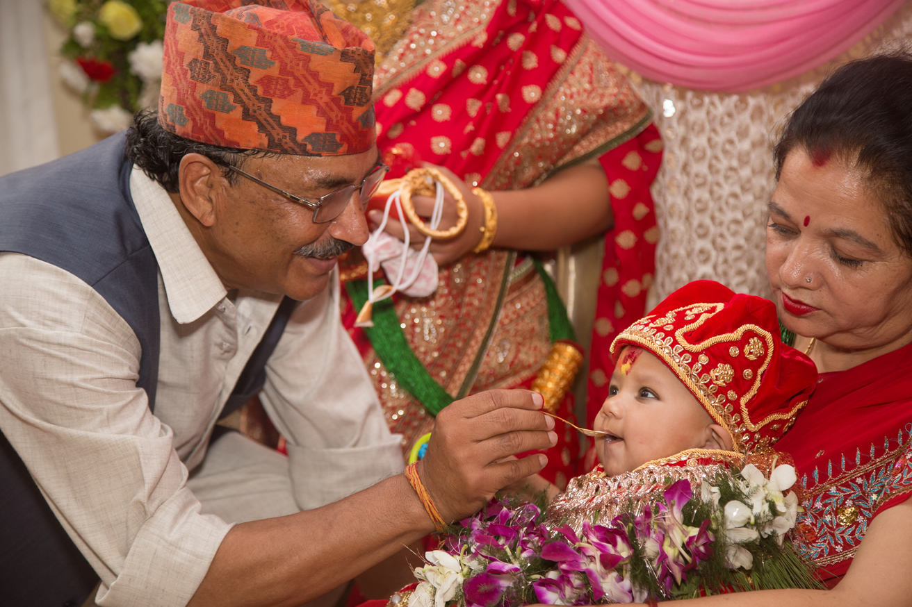 rice feeding ceremony